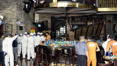 Colapso en club nocturno deja dos muertos en Corea del Sur