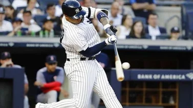 Gleyber Torres la bota con las bases llenas (+video)