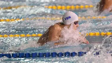 Rafael Dávila avanza a la final de los 400 metros libres Rafael Dávila avanza a la final de los 400 metros libres