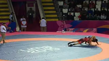 Shalom Villegas obtiene plata en lucha grecorromana Shalom Villegas obtiene plata en lucha grecorromana