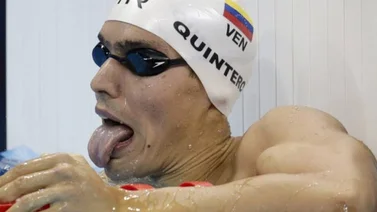 Quintero queda cerca del podio en 100 metros libres