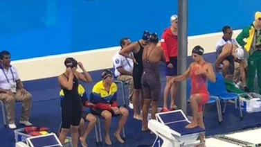 Equipo femenino quedó octavo en la final de relevo 4x200 libre