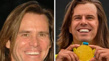 Daniel Dhers bromea con su parecido a Jim Carrey