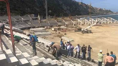 Exclusivo: Así se construye el estadio de beisbol de La Guaira (+Videos)