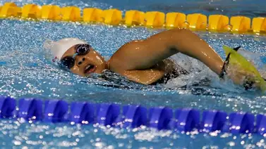Belkis Mota consigue el bronce en natación Belkis Mota consigue el bronce en natación