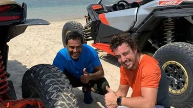 Alonso prosigue su preparación para el Rally Dakar en Catar