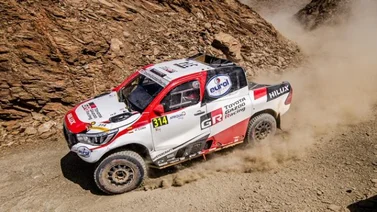 Alonso sufrió un accidente en Rally de Marruecos