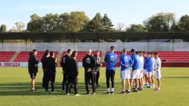 Paraguay se entrena en Belgrado con los 22 convocados Paraguay se entrena en Belgrado con los 22 convocados
