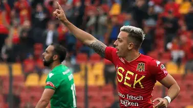 Arace marca para la Unión Española su primer gol en liga Arace marca para la Unión Española su primer gol en liga