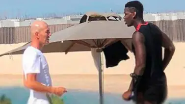 Zidane se encuentra a Pogba en Dubai Zidane se encuentra a Pogba en Dubai