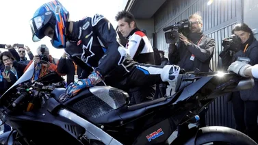 Álex Márquez se estrena con la Honda en Cheste