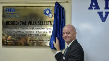 Presidente de FIFA inaugura Villa Selecta en El Salvador Presidente de FIFA inaugura Villa Selecta en El Salvador