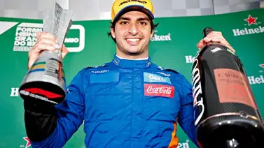 Sainz: Mi padre se alegró más que yo por mi podio Sainz: Mi padre se alegró más que yo por mi podio