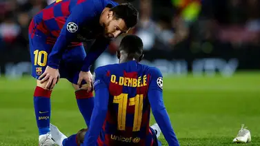 Dembélé estará fuera de las canchas por 10 semanas Dembélé estará fuera de las canchas por 10 semanas