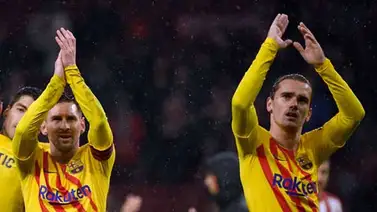 Messi y Griezmann encabezan delegación del Barca en París Messi y Griezmann encabezan delegación del Barca en París