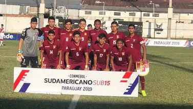 La Vinotinto Sub-15 cierra el Sudamericano con empate La Vinotinto Sub-15 cierra el Sudamericano con empate