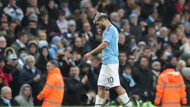 Agüero será baja en el derbi contra el Manchester United Agüero será baja en el derbi contra el Manchester United