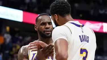 Davis y James marcan la victoria de los Lakers Davis y James marcan la victoria de los Lakers