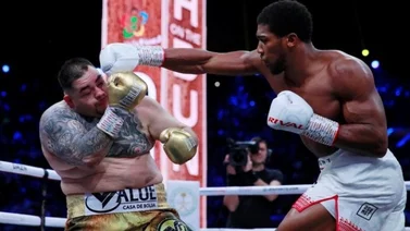Jab demoledor de Joshua le da la victoria ante Ruiz