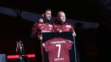 La J-League japonesa premia a Villa e Iniesta La J-League japonesa premia a Villa e Iniesta