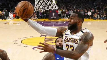 James consigue un triple-doble en victoria de Lakers James consigue un triple-doble en victoria de Lakers