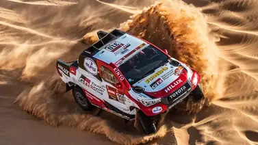 Alonso acaba segundo en octava etapa del Dakar Alonso acaba segundo en octava etapa del Dakar