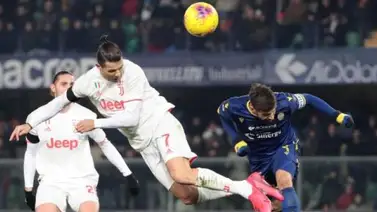 La Juventus se hunde en Verona pese a gol seguido de Cristiano La Juventus se hunde en Verona pese a gol seguido de Cristiano