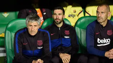 Setién: Ahora el objetivo prioritario es ganar Setién: Ahora el objetivo prioritario es ganar