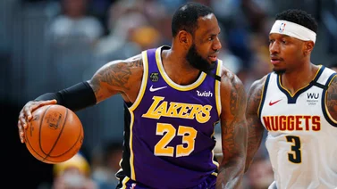 LeBron y Davis guían a la victoria a los Lakers