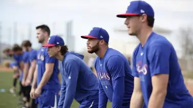 Texas trabaja para "vigilar" su clasificación a la postemporada Texas trabaja para "vigilar" su clasificación a la postemporada