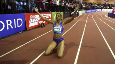 Yulimar Rojas establece marca mundial en salto triple Yulimar Rojas establece marca mundial en salto triple