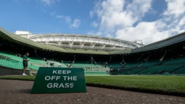 Silencio en el que hubiera sido el primer día de Wimbledon