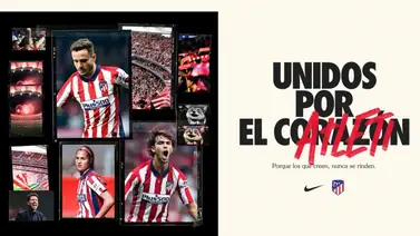 Atlético presentó su nueva equipación Atlético presentó su nueva equipación