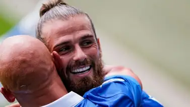 Vázquez: Christian Santos hizo un enorme trabajo y un golazo Vázquez: Christian Santos hizo un enorme trabajo y un golazo