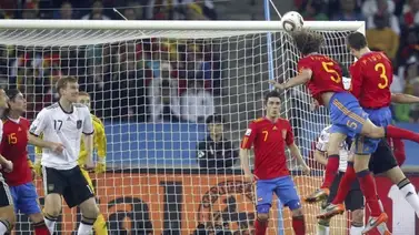 Diez años del cabezazo de Puyol a Alemania Diez años del cabezazo de Puyol a Alemania