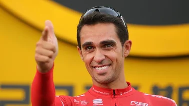 Alberto Contador se rompe una costilla tras sufrir una caída
