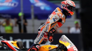 Márquez no puede y se baja antes de acabar