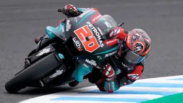 Quartararo destaca que si llueve "la seguridad puede ser peliaguda" Quartararo destaca que si llueve "la seguridad puede ser peliaguda"