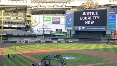 FOTOS: Cerveceros se solidarizó con Bucks por la violencia social FOTOS: Cerveceros se solidarizó con Bucks por la violencia social