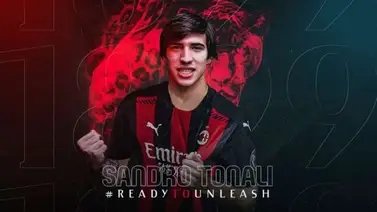 FOTOS: AC Milan anuncia el fichaje de Sandro Tonali FOTOS: AC Milan anuncia el fichaje de Sandro Tonali