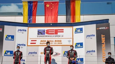 Venezolano Manuel Maldonado agarró podio en Austria en la Eurofórmula