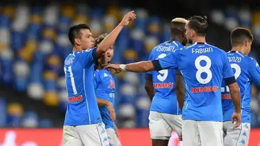 Set y victoria para el Napoli, que goleó con un gran Hirving Lozano Set y victoria para el Napoli, que goleó con un gran Hirving Lozano