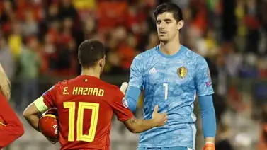 Bélgica convoca a Hazard, Courtois y Carrasco Bélgica convoca a Hazard, Courtois y Carrasco