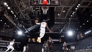 Lakers le dio el golpe de gracia al Heat y es el nuevo campeón Lakers le dio el golpe de gracia al Heat y es el nuevo campeón