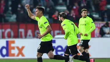 Mario Rondón lidera a su club en el arranque de la UEL Mario Rondón lidera a su club en el arranque de la UEL