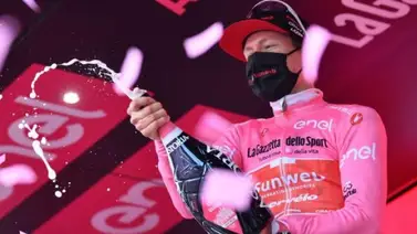 Kelderman: "He disfrutado cada minuto de la maglia rosa" Kelderman: "He disfrutado cada minuto de la maglia rosa"