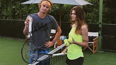 Exnovia de Zverev asegura que está esperando un hijo del tenista