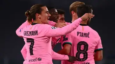 Victoria blaugrana tras hat-trick de goles anulados de Morata Victoria blaugrana tras hat-trick de goles anulados de Morata