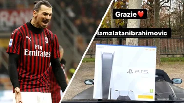 Zlatan regala consolas de PlayStation 5 a todos sus compañeros del Milan