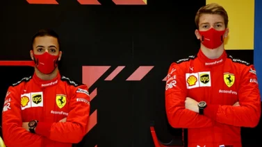 Shwartzman y Fuoco, con Ferrari en los test de Abu Dabi